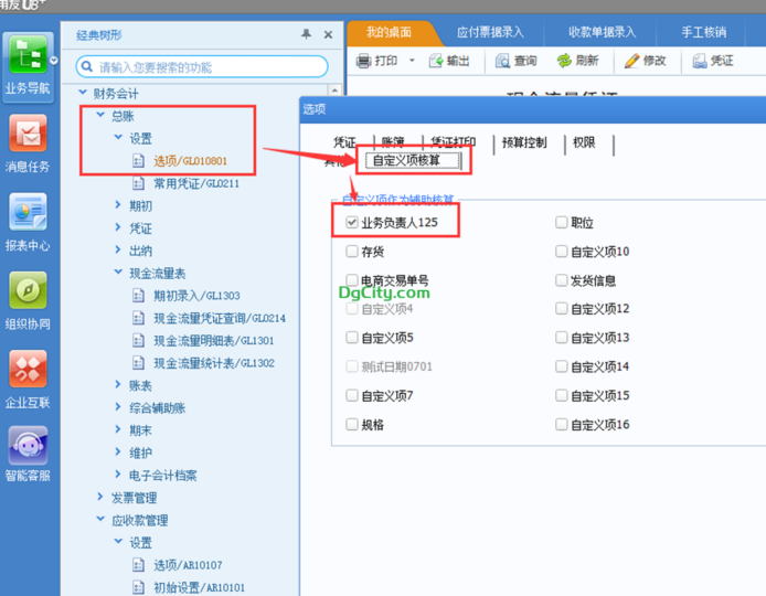 【U8+】总账-多辅助核算明细账与汇总表的应用-dgcity