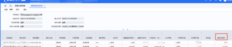 采购价目列表如何导出最新的报价?-dgcity