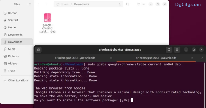 如何在 Ubuntu 中安装 Google Chrome-dgcity