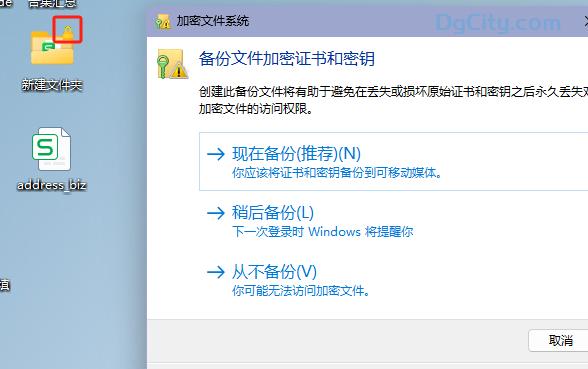 图片[4]-如何在 Windows 11 中锁定文件夹-Dgcity