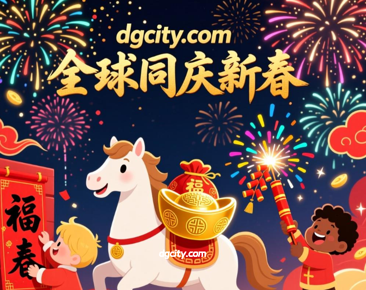 Dgcity向全球用户拜年：2026 Year of the Horse Spring Festival Greetings: Celebrate Together Worldwide-Dgcity-Discover Great Chinese City
