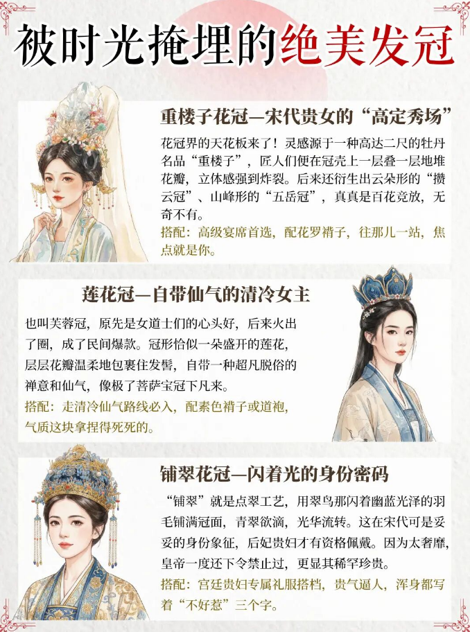 图片[2]-十二款绝美古代发冠图鉴-Dgcity