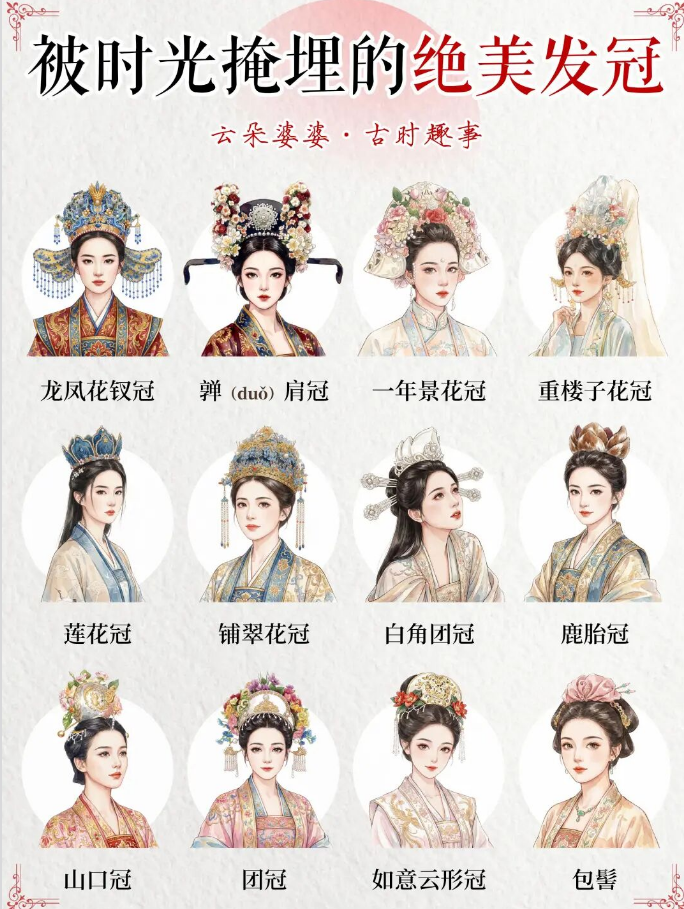 图片[5]-十二款绝美古代发冠图鉴-Dgcity